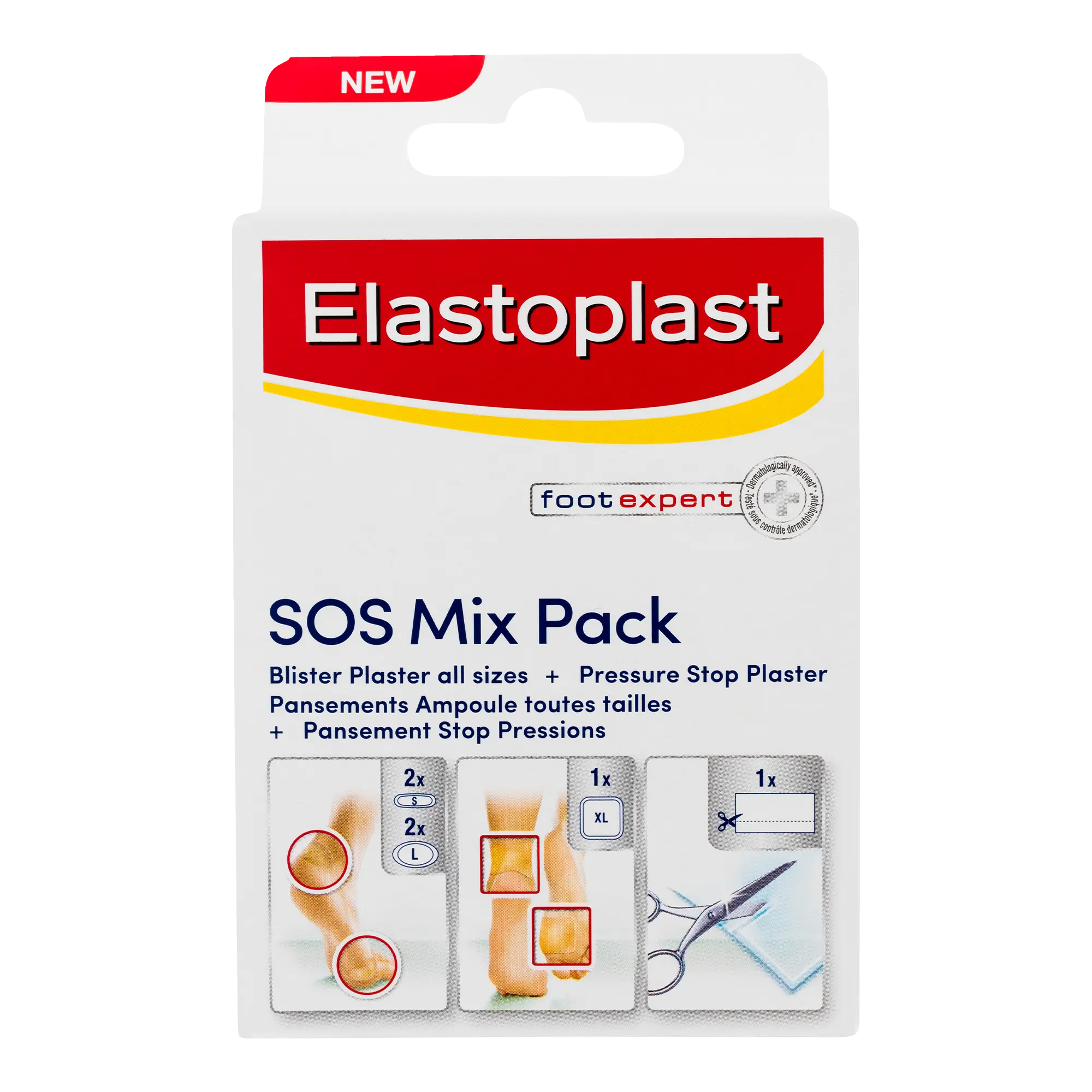 SOS Mix Pack Plaster Pads Elastoplast